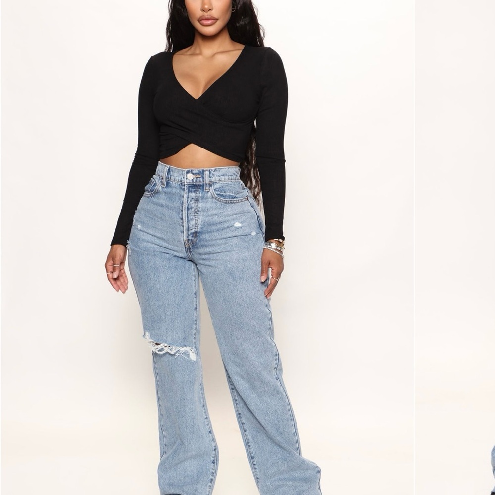 Fashion Nova Jeans Never Worn Smoke/Animal Free Home size 13